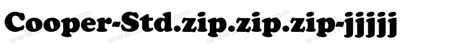Cooper-Std.zip.zip.zip字体转换