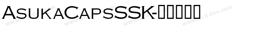 AsukaCapsSSK字体转换