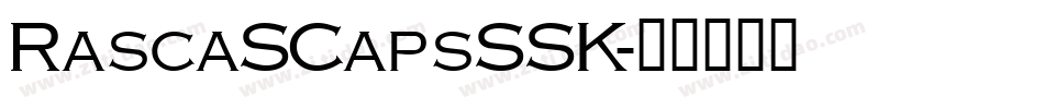 RascaSCapsSSK字体转换