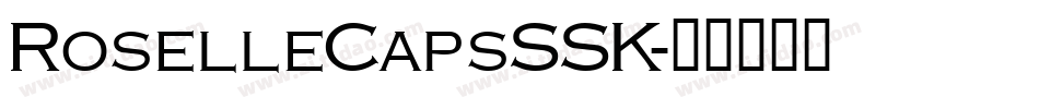 RoselleCapsSSK字体转换