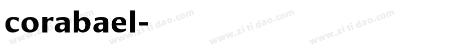 corabael字体转换