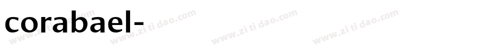corabael字体转换