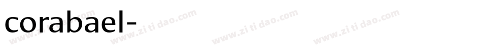 corabael字体转换