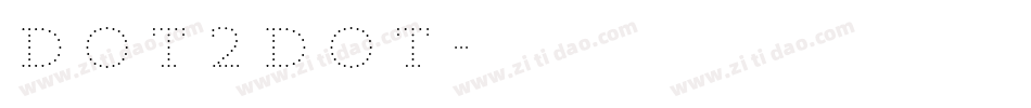 DOT2DOT字体转换