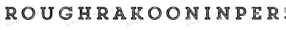 RoughRakoonInPersonalUse-mGz9字体转换