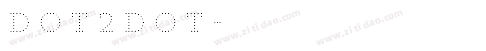 DOT2DOT字体转换
