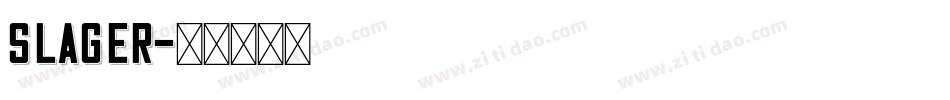 Slager字体转换