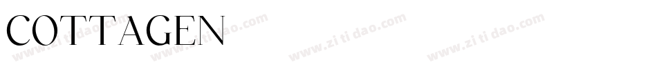 COTTAGEN字体转换