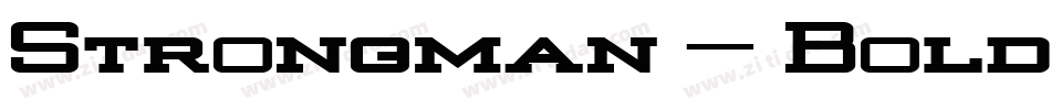 Strongman_Bold-字体转换
