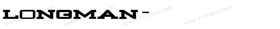 longman字体转换