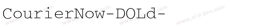 CourierNow-DOLd字体转换