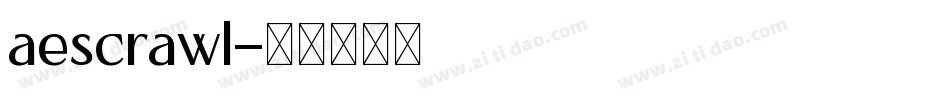 aescrawl字体转换