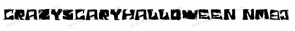 Crazyscaryhalloween-nmBJ字体转换