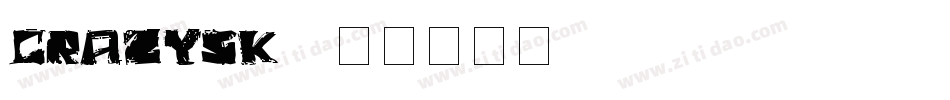 Crazysk8字体转换