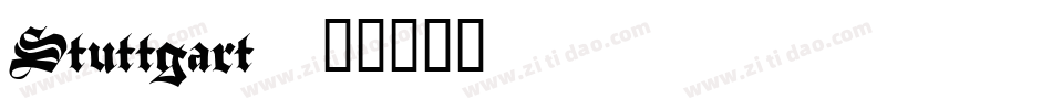 Stuttgart字体转换