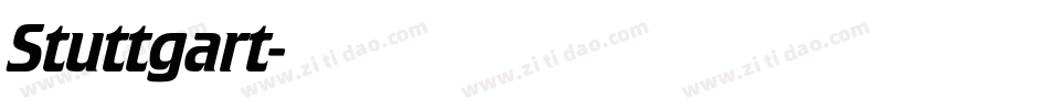 Stuttgart字体转换