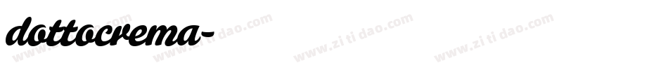 dottocrema字体转换