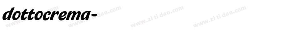 dottocrema字体转换