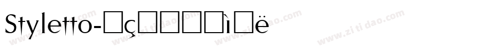 Styletto字体转换