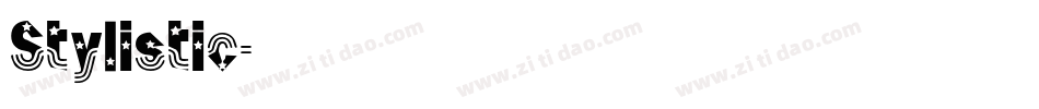 Stylistic字体转换