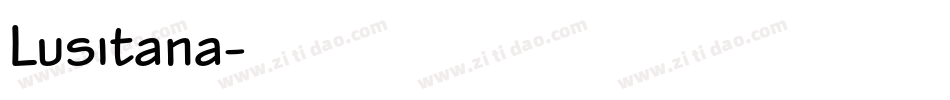 Lusitana字体转换