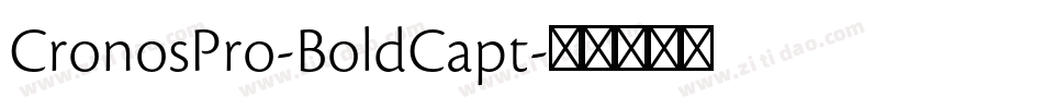 CronosPro-BoldCapt字体转换