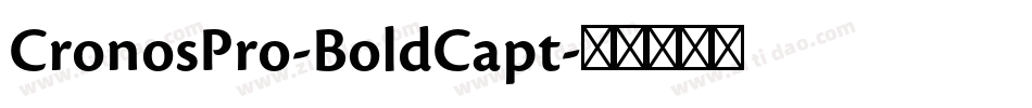 CronosPro-BoldCapt字体转换