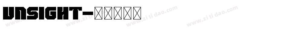 Unsight字体转换