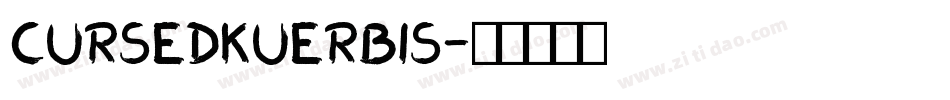 CursedKuerbis字体转换