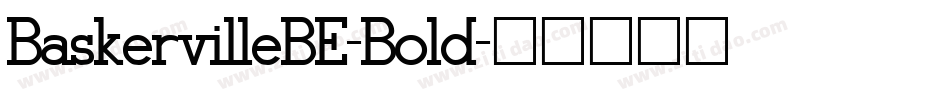 BaskervilleBE-Bold字体转换