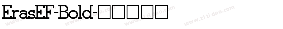 ErasEF-Bold字体转换