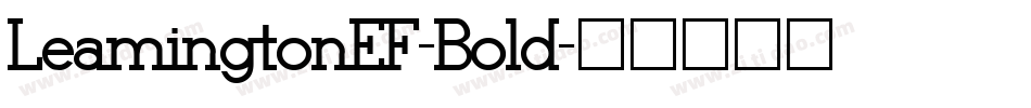 LeamingtonEF-Bold字体转换