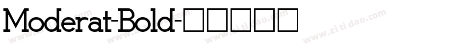 Moderat-Bold字体转换 Moderat-Bold字体转换