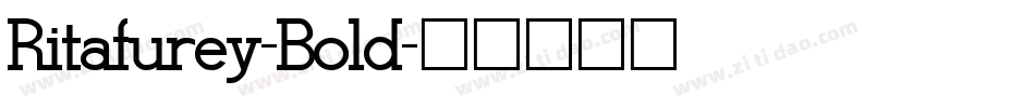 Ritafurey-Bold字体转换
