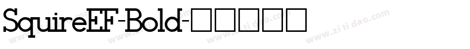SquireEF-Bold字体转换