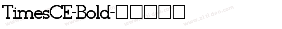 TimesCE-Bold字体转换
