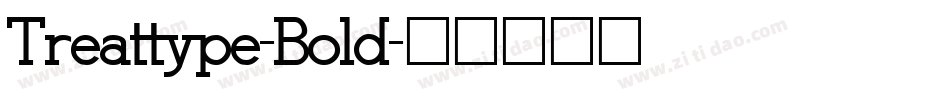 Treattype-Bold字体转换