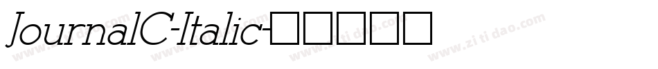 JournalC-Italic字体转换