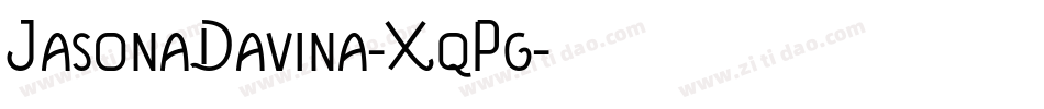 JasonaDavina-XqPg字体转换