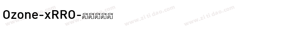 Ozone-xRRO字体转换