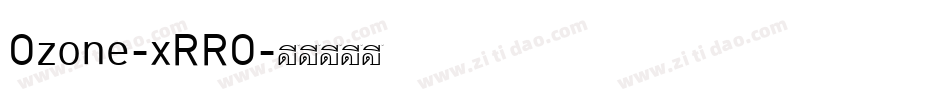 Ozone-xRRO字体转换
