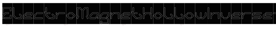 ElectroMagnetHollowInverse-JzYx字体转换