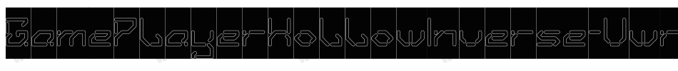 GamePlayerHollowInverse-Vwr0字体转换