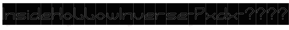 InsideHollowInverse-Pxdx字体转换 InsideHollowInverse-Pxdx字体转换