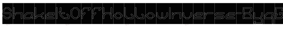 ShakeItOffHollowInverse-ByqG字体转换 ShakeItOffHollowInverse-ByqG字体转换