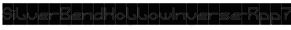 SilverBendHollowInverse-Rpp7l字体转换 SilverBendHollowInverse-Rpp7l字体转换