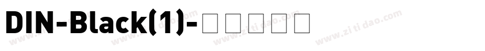 DIN-Black(1)字体转换
