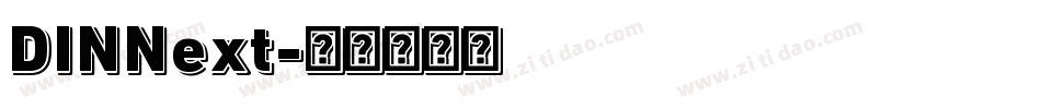 DINNext字体转换