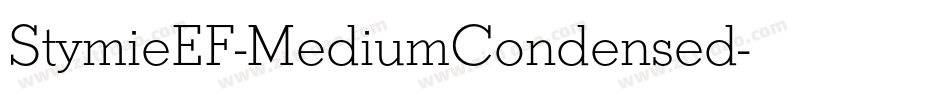 StymieEF-MediumCondensed字体转换