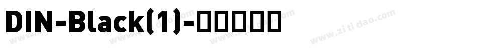 DIN-Black(1)字体转换